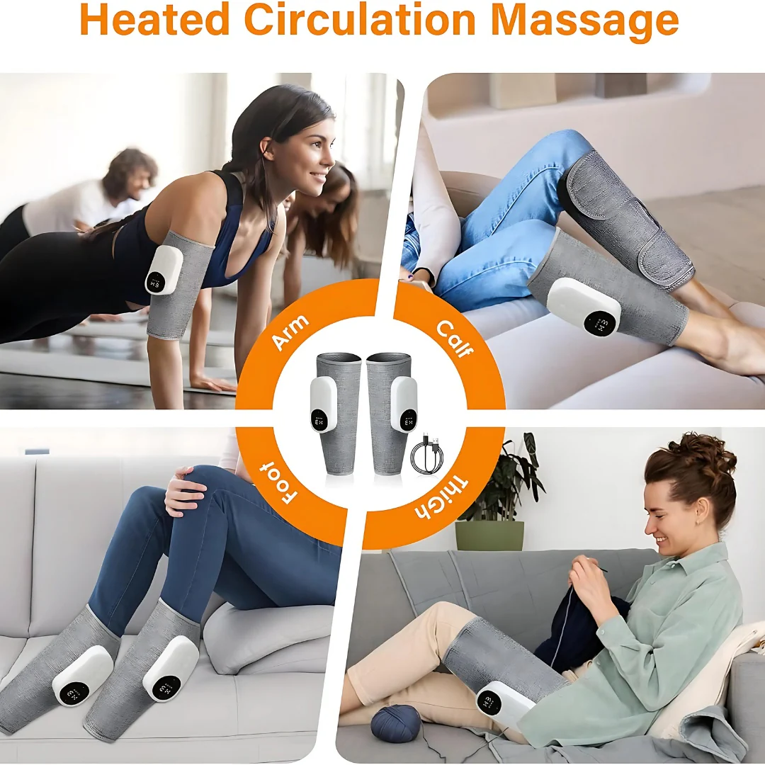 Wireless Massager 4-in-1 for Calf, Arm, Thigh and Foot